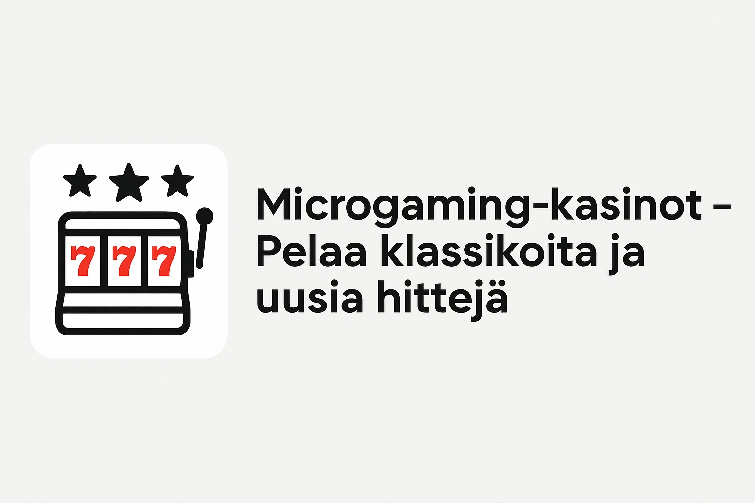 Microgaming-kasinot – Pelaa klassikoita ja uusia hittejä